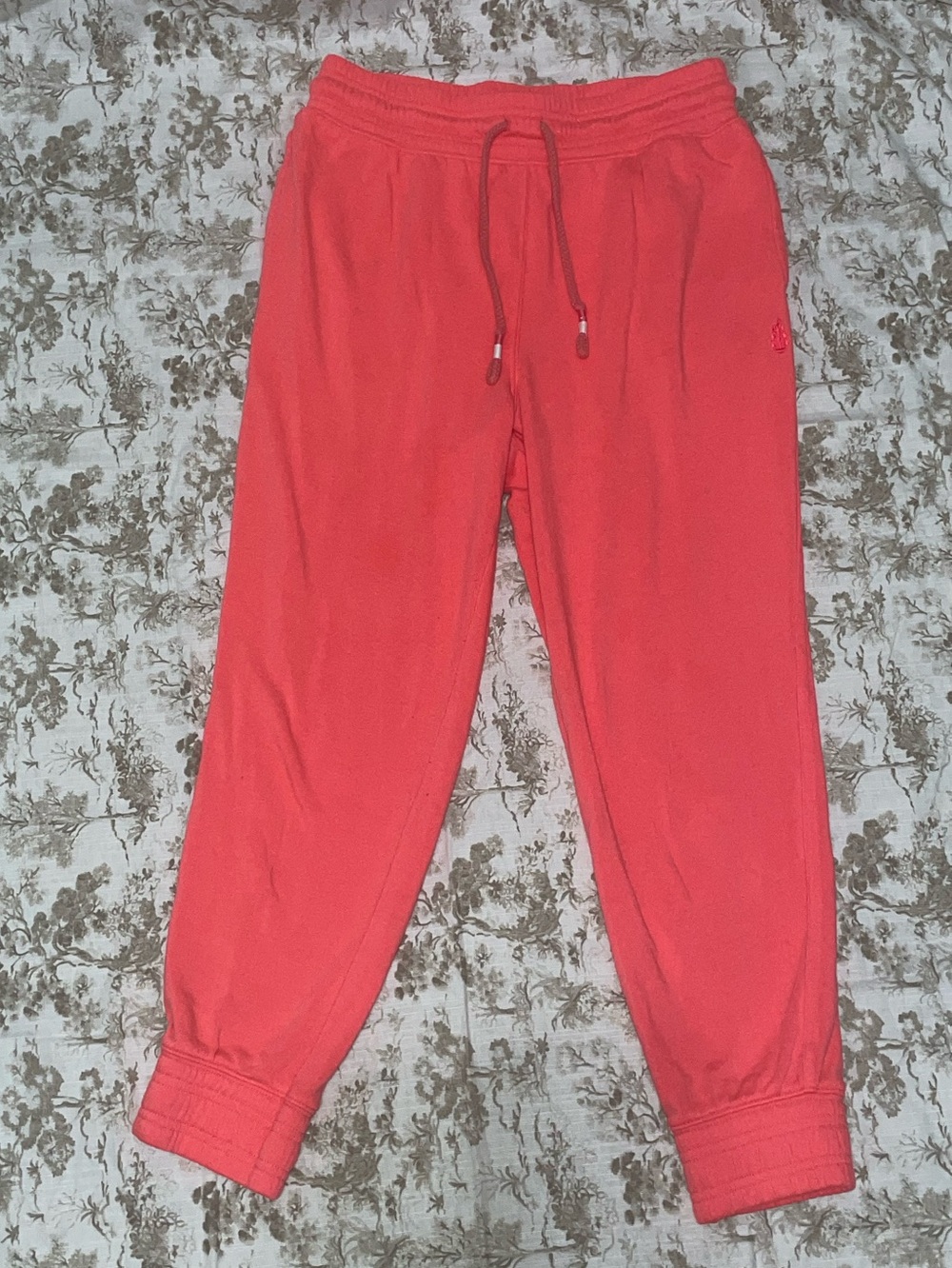 FP Movement by Free People - Coral-Pink Drawstring Capri Joggers